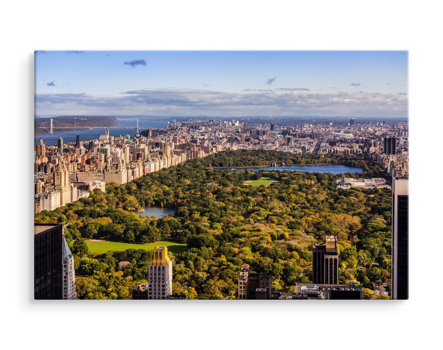 Luftfoto av new york city