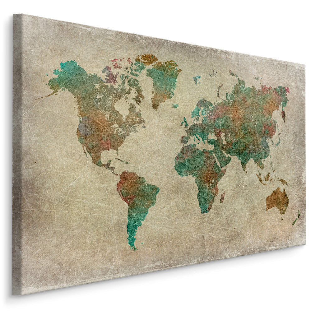 Vintage verdenskart