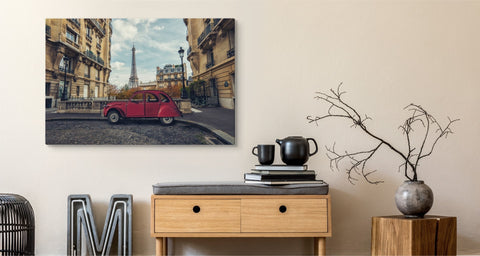Bil og arkitektur i paris