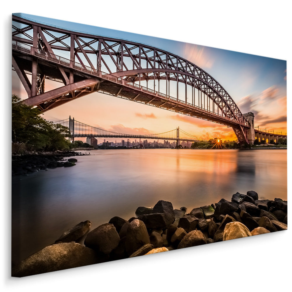 Hell gate bridge, new york