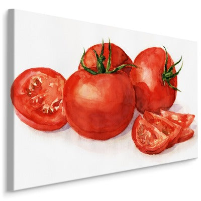 Tomater malt i akvarell
