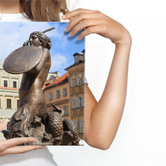 Statuen av havfruen i warszawa