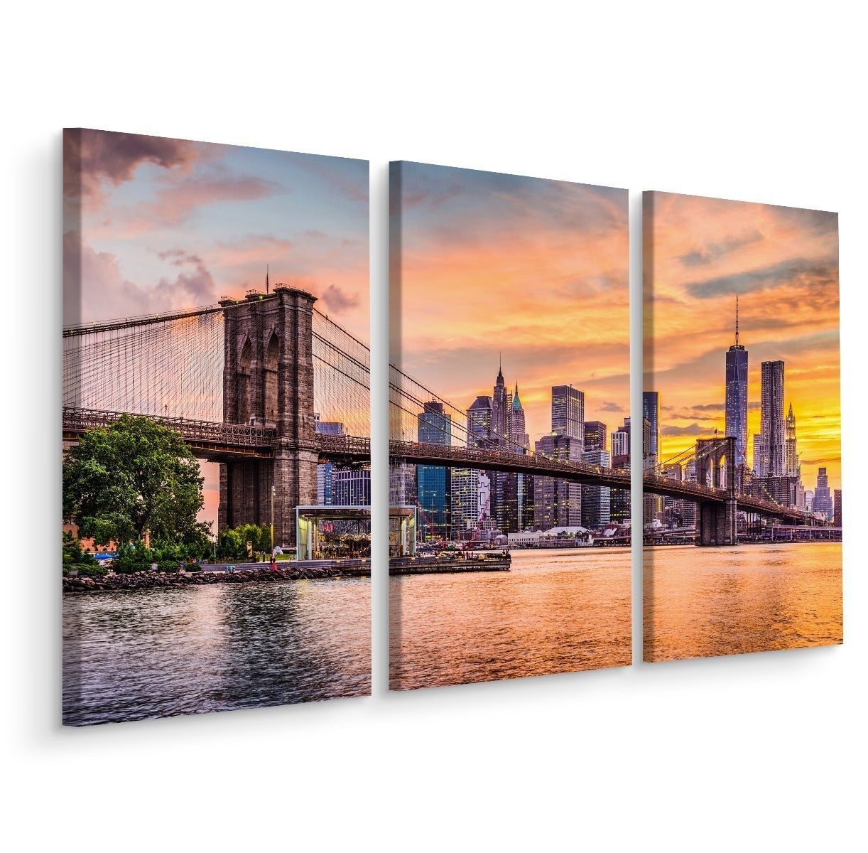 Flerdelt: New York panoramalandskap