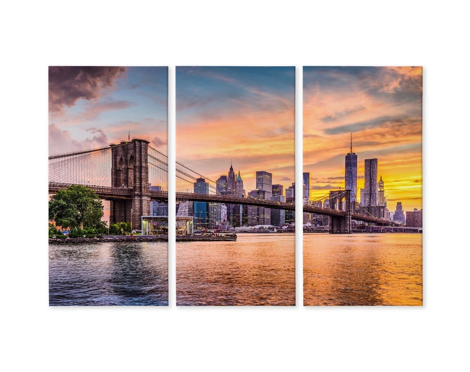 Flerdelt: New York panoramalandskap