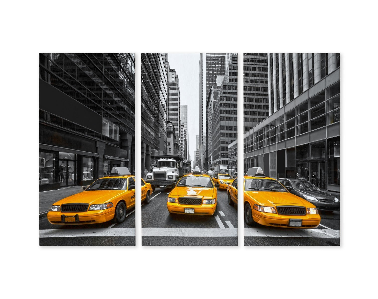 flerdeltgule drosjer i new york city