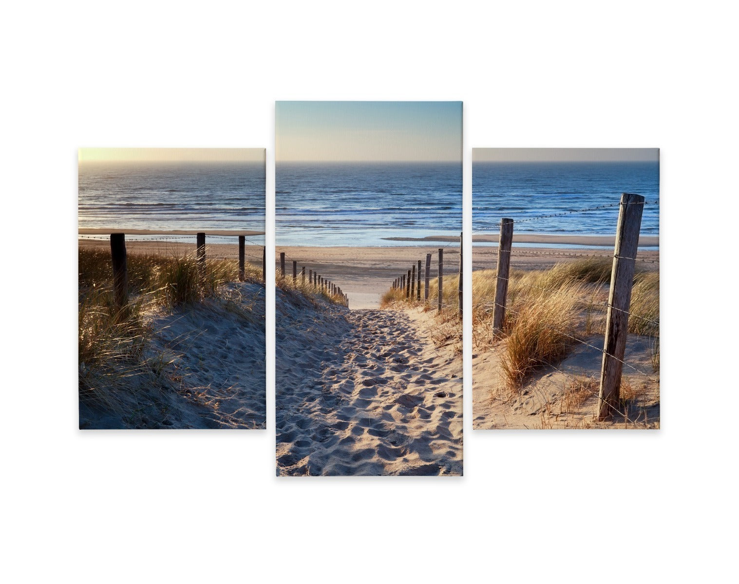 Flerdelt: North sea beach