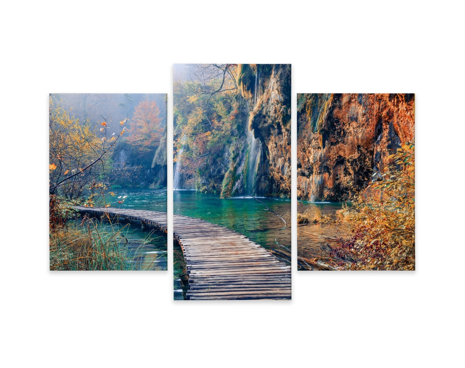 Flerdelt: Plitvice lakes nasjonalpark
