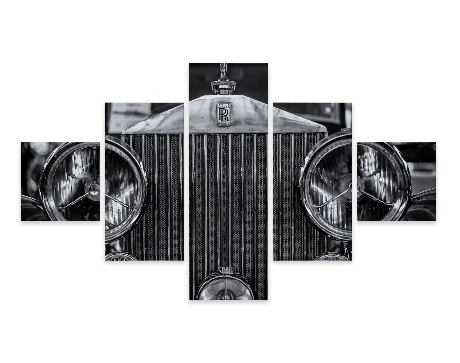 Flerdelt: Rolls Royce på nært hold