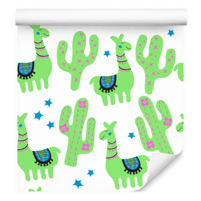 Lama Grønne Kaktuser Til Babyrommet