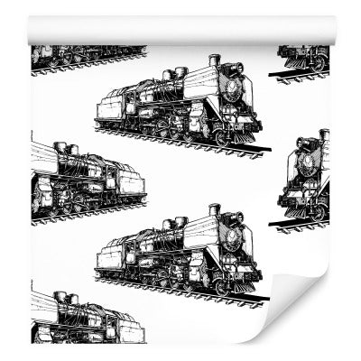 Svarte & Hvite Damplokomotiver