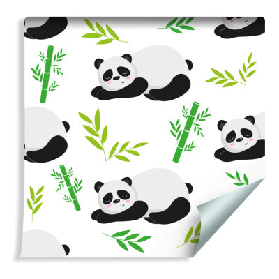 For Barn - Sovende Pandaer Blant Bambus