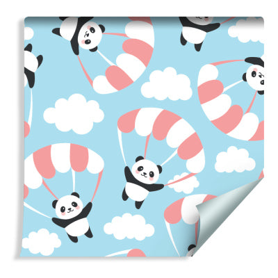 For Barn - Flying Panda Among The Clouds