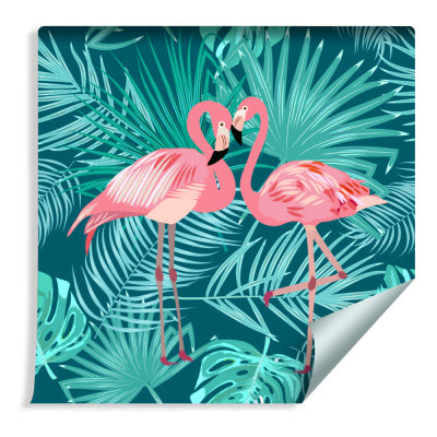 Dekorative Flamingoblader